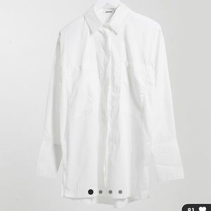 COPY - Oversized white button up, never worn